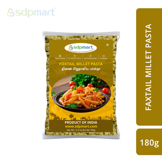 SDPMart FoxTail Millet Pastas 180g - SDPMart