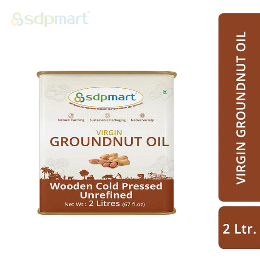 SDPMart Premium Virgin Peanut Oil - 2 Litre